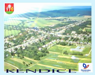 Magnetka obce Kendice - panoráma